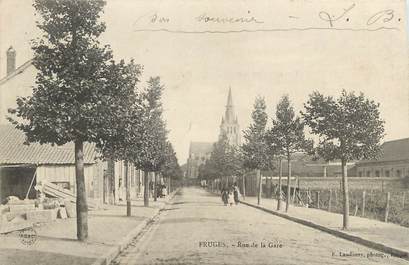 / CPA FRANCE 62 "Fruges, rue de la gare"