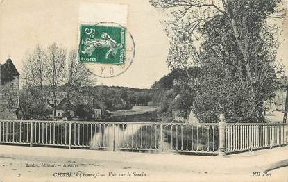 CPA FRANCE 89 " Chablis, vue sur le Serein