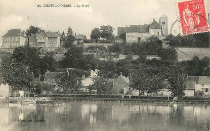 CPA FRANCE 89 " Chatel Censoir, le port"