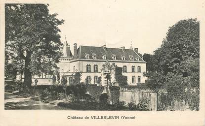 CPA FRANCE 89 " Chateau de Villeblevin"