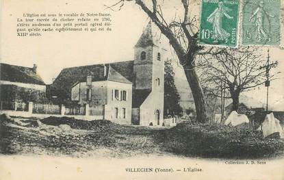 CPA FRANCE 89 " Villecien, l'Eglise"