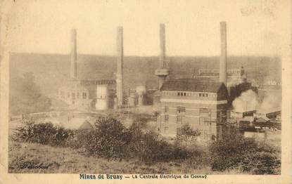 / CPA FRANCE 62 "Mines de Bruay, la centrale electrique de Gosnay"