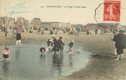 CPA FRANCE 62 "Berck, la plage à marée basse"