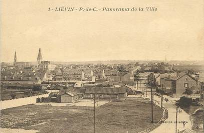 / CPA FRANCE 62 "Lievin, panorama de la ville"
