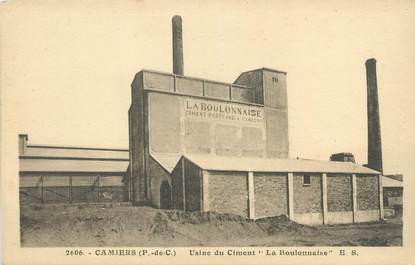 / CPA FRANCE 62 "Camiers, usine du ciment, la boulonnaise"