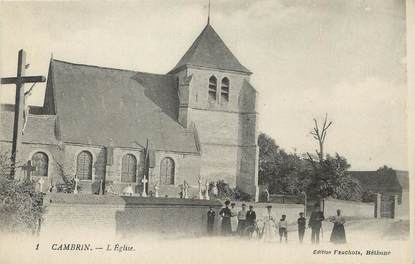 / CPA FRANCE 62 "Cambrin, l'église"