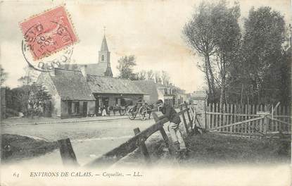 / CPA FRANCE 62 "Environs de Calais, Coquelles"