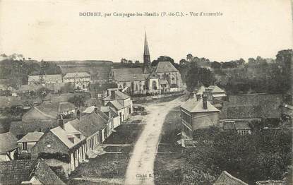 / CPA FRANCE 62 "Douriez par Campagne les Hesdin, vue d'ensemble"