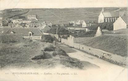 / CPA FRANCE 62 "Boulogne sur Mer, Equihen, vue générale"