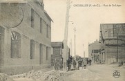 62 Pa De Calai / CPA FRANCE 62 "Croisilles, rue de Saint Léger"