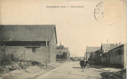 / CPA FRANCE 62 "Croisilles, rue d'Arras"