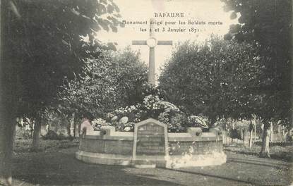 / CPA FRANCE 62 "Bapaume" / MONUMENT AUX MORTS / 1870