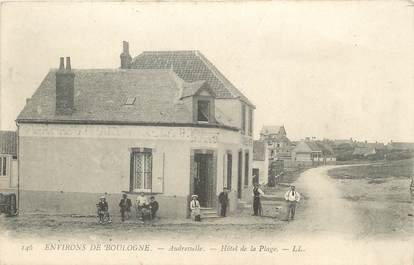 / CPA FRANCE 62 "Environs de Boulogne, Audresselle, Hôtel de la plage"