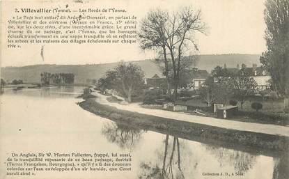 CPA FRANCE 89 " Villevallier, les bords de l'Yonne"