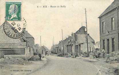 / CPA FRANCE 62 "Aix, route de Bully"