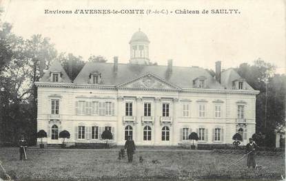 / CPA FRANCE 62 "Environs d'Avesnes le Comte, château de Saulty"
