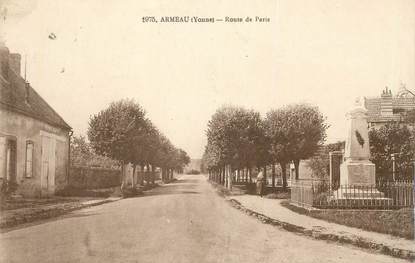 CPA FRANCE 89 " Armeau, route de Paris"