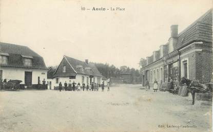 / CPA FRANCE 62 "Anvin, la place "