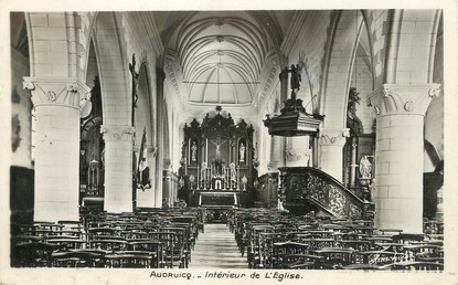 / CPSM FRANCE 62 "Audruicq, intérieur de l'église"