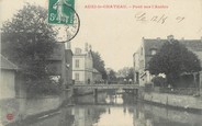 62 Pa De Calai / CPA FRANCE 62 "Auxi le château, pont sur l'Authie"