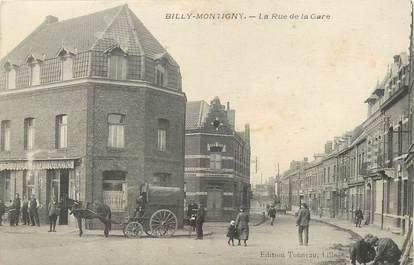 / CPA FRANCE 62 "Billy Montigny, la rue de la gare"