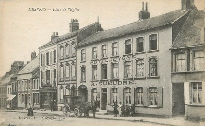 / CPA FRANCE 62 "Desvres, place de l'église"