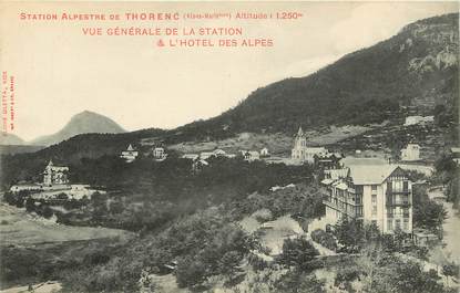 CPA FRANCE 06 "Thorenc, vue générale de la station et Hotel des Alpes"