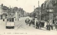 62 Pa De Calai / CPA FRANCE 62 "Calais, le bld Jacquard" / TRAMWAY