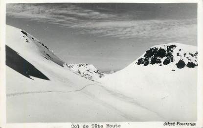 CARTE PHOTO FRANCE 38 "Col de Tête Moute" / ALPINISME