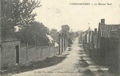 / CPA FRANCE 59 "Gouzeaucourt, le quartier neuf"