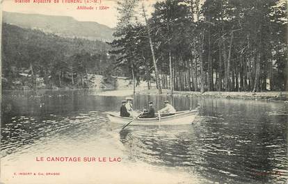 CPA FRANCE 06 "Thorenc, le canotage sur le lac "