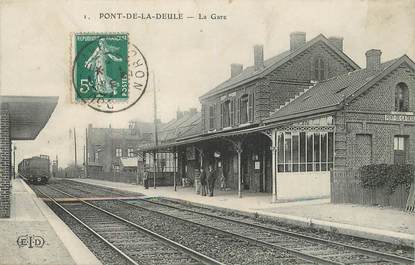 / CPA FRANCE 59 "Pont de la Deule, la gare"