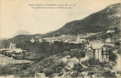 CPA FRANCE 06 "Thorenc, vue générale de la station et Hotel des Alpes "
