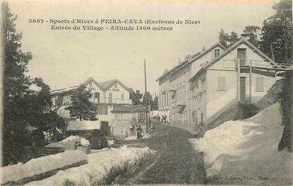 CPA FRANCE 06 "Peira Cava, Hotel des Alpes, entrée du village"