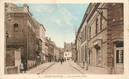 CPA FRANCE 59  " Steenwerck, la grande rue"