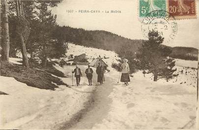 CPA FRANCE 06 "Peira Cava, les Maïris, sous la neige"