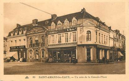 CPA FRANCE 59  " Saint Amand les Eaux, un coin de la Grande place"