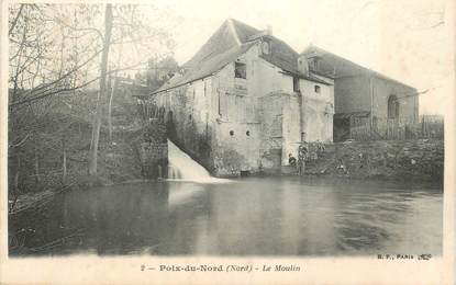 CPA FRANCE 59  " Poix du Nord, le moulin"