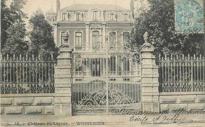 CPA FRANCE 59  " Wignehies, Chateau"