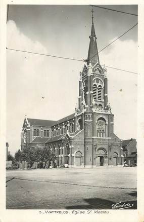 CPSM FRANCE 59 "Wattrelos, Eglise Saint Maclou"