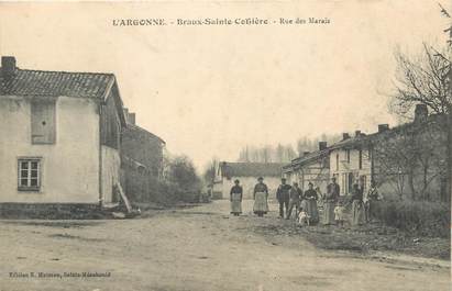 / CPA FRANCE 51 "Braux Sainte Cohière, rue des Marais"