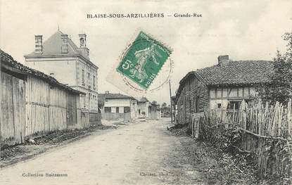 / CPA FRANCE 51 "Blaise sous Arzillières, grande rue"