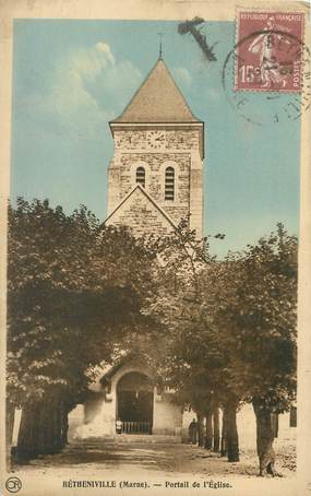 / CPA FRANCE 51 "Béthéniville, portail de l'église"
