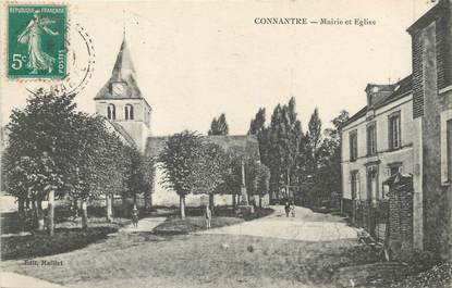 / CPA FRANCE 51 "Connantre, mairie et église"