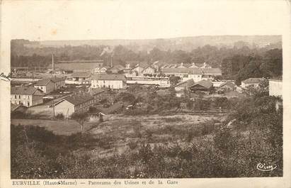 CPA FRANCE 52 "Eurville, panorama des Usines et de la gare"