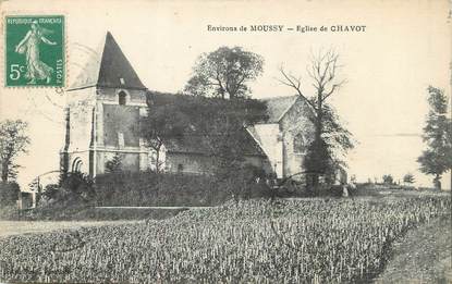 / CPA FRANCE 51 "Environs de Moussy, église de Chavot"