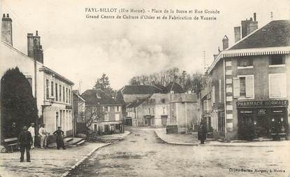 CPA FRANCE 52 "Fayl Billot, place de la Barre et rue Grande"