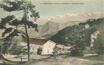 CPA FRANCE 06 "Peira Cava, chaîne des Alpes"