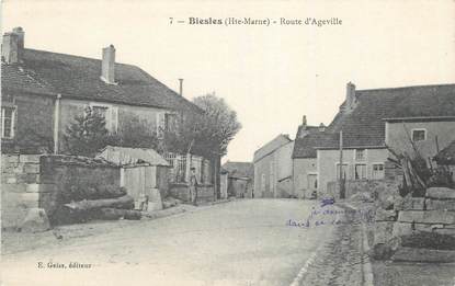 CPA FRANCE 52 "Biesles, rte d'Ageville"