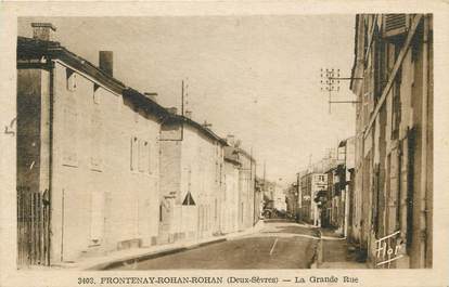 CPA FRANCE 79 "Frontenay Rohan Rohan, la Grande Rue"